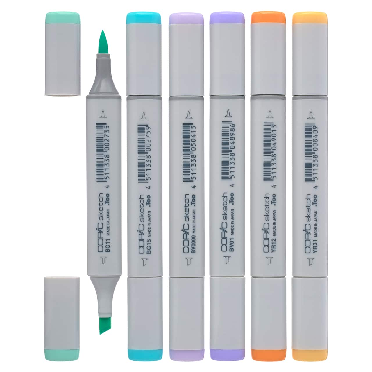 Ensemble de marqueurs Copic Sketch, pastel pâles